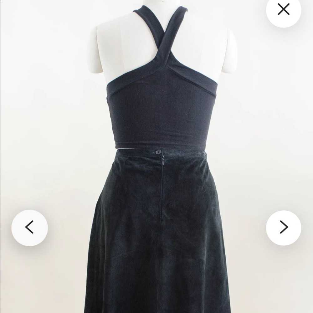 Vintage Suede Skirt